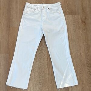 Classic White Straight Leg Women's Jeans